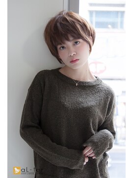 アルターリアン(aL ter LieN) 【aL-ter LieN TAKU】小顔カット☆抜け感  内巻きショート　千葉