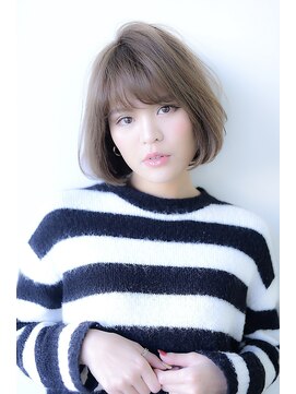 ロビー(LOBBY) 『LOBBY』三浦 大人可愛いとろみショートボブ