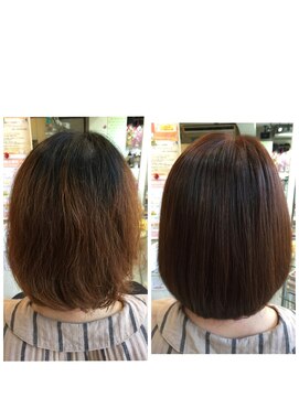 ヘアースタジオエル 美容液トリートメント 髪質改善