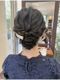 結婚式ヘアセット