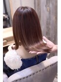 《era》暗めカラー　セクシーミディ　ココアブラウン　みわ