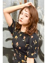 ブゾン(buZon)&nbsp;【buZon ブゾン】ミディアムパーマ☆シースルーバンク