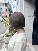 首元スッキリ☆大人可愛いまとまるボブ
