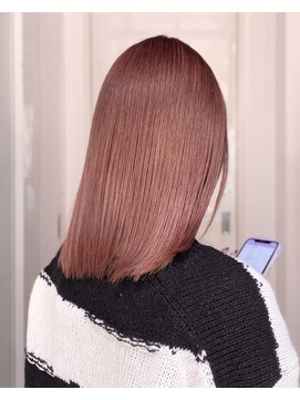 バレーチェア(valley chair) 【ブリーチ1回】ピンクベージュカラー☆