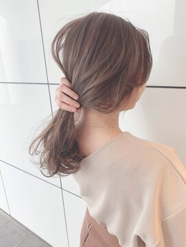 ロロネー 豊中(Lolonois) 【Lolonois豊中】ブリーチなしミルクティーベージュ