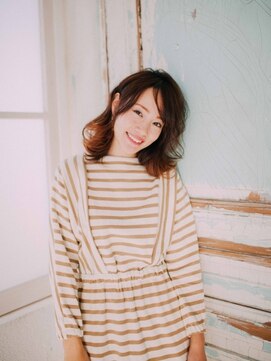 グリーンルーム(GREENROOM) フェミニンレイヤーセミディ/グリーンルーム  武蔵小杉 髪質改善