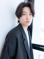 20代メンズ/波巻き/刈り上げ/束間ショート/ハイライト
