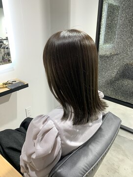 アリーズ シブヤ(ALLYS shibuya) ブリーチなしのオリーブベージュ