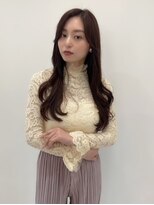 エアリーロング　ピンクブラウン　美髪