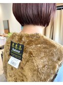 ボブ×カシスブラウン