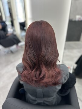 アルドーレ(Ardore) ブリーチなしでも可愛いワインレッドカラー