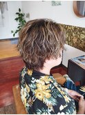 外国人風パーマ ハイライト★