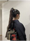 ヘアアレンジ/ヘアセット/成人式前撮り