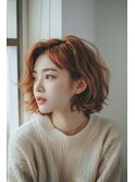 大人ショートダブルカラーハイライト20代30代40代竹ノ塚西新井
