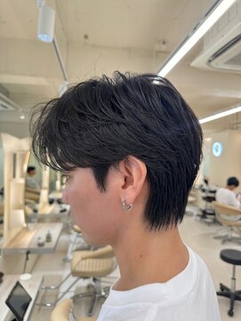 ニコ トウキョウ ヨコハマ(nico) メンズ/センターパート/ニュアンスパーマ