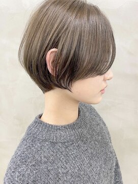 レターバイノベル(letter by novel) 大人ショートボブ丸みショートカットマッシュショート前髪あり