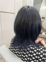 レーヴバイリコ 三軒茶屋(Reve by liko)&nbsp;グラデーションカラー/ミディアムレイヤー/寒色カラー