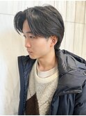 後ろ刈り上げないコンパクト毛流れセンターパート!!
