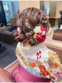 振り袖で華やかに可愛く