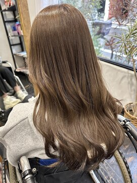 アルコイリスバイドールヘアー(ARCOIRIS by Dollhair) オリーブベージュブリーチなしダブルカラー透明感韓国ヘア