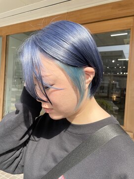 カシェル(cashel kishaba) 水色×青 デザインカラー