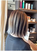 バレイヤージュボブ