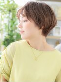 ■グレーベージュショートマッシュパーマ51-3戸頭20代30代40代