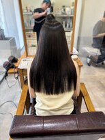 ブレンドバイハピネス(Blend by happiness)&nbsp;髪質改善×ダークブラウン×縮毛矯正×奈良