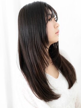 カバーヘア 上尾西口店(COVER HAIR) 耳掛けツヤ髪レイヤーカット艶感ストレート//上尾10代20代30代