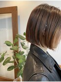 ショートボブ×ブリーチを使ったハイライトカラー☆ショートボブ