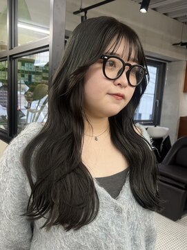 ニコ トウキョウ 渋谷(nico TOKYO) ミディアムレイヤーカット顔周りレイヤーウルフハッシュカット