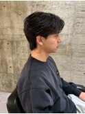 [MEN’S HAIR/サーフカール/刈り上げセンターパート/伊勢崎]