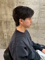 サイクル(CYCLE)&nbsp;[MEN’S HAIR/サーフカール/刈り上げセンターパート/伊勢崎]