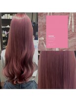 ヘアーアンドエステ サニープレイス(Hair&Esthe Sunny Place)&nbsp;くすみピンクカラー