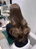 ステア ケース(stair case)&nbsp;韓国ロングレイヤーカット赤み少なめベージュカラー