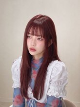ラビットホール(Rabbit hole) 【misato】ブリーチで作るチェリーレッド