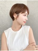 ナチュラルショート/ショートボブ/韓国/顔周り/20代30代40代50代