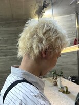 ヲタク 渋谷 代官山 恵比寿(wotaku.)&nbsp;メンズハイトーンスパイキーショート抜きっぱなしブロンド短髪