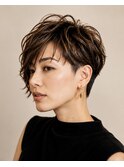 【大人のメッシュ】Asymmetrical Pixie