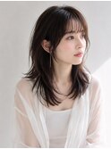 レイヤーカット×ウルフ×シースルーバング20代30代40代50代60代