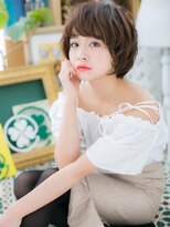 カバーヘア イヴ 戸頭店(COVER HAIR EVE)&nbsp;*EVE戸頭*前下がりボブ★くせ毛風ラブカールa