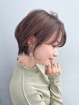 ガーデントウキョウ(GARDEN Tokyo) 【GARDEN 田中麻由】くびれ丸みショートボブアッシュブラウン