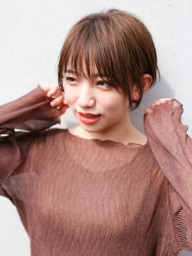 アイビー 吉祥寺(aivee) 【甘めショート】ヘルシー×こなれ刈り上げボブ