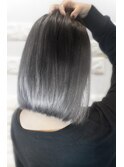 スモーキーシルバー☆グラデーション