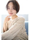 濡れ髪風束感ショート//オレンジブラウン(イルミナカラー)