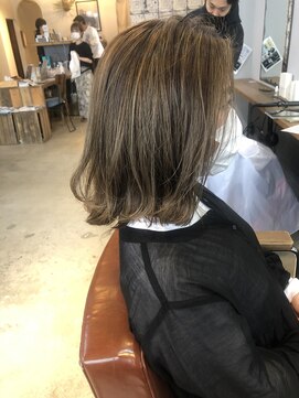 ロティー(loty) 【天神今泉loty赤星雄介】ハイライト×切りっぱなしボブ