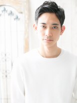 モッズヘア メン 南越谷南口店(mod's hair men) 大人クールなダークアッシュオールバックショートM