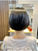 丸みショート、小顔ショートボブ