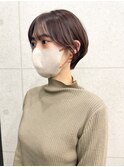【Anli☆岩瀬萌】マニッシュショート 耳掛けショート ラテカラー