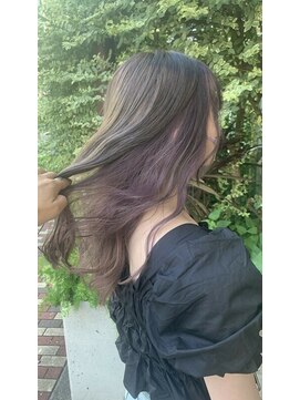 シャル 相模大野(shalu) 【村上】パープルインナーカラー≪shalu相模大野≫